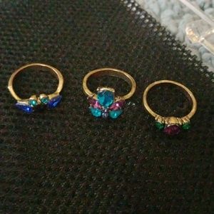 Vintage Rhinestone Rings